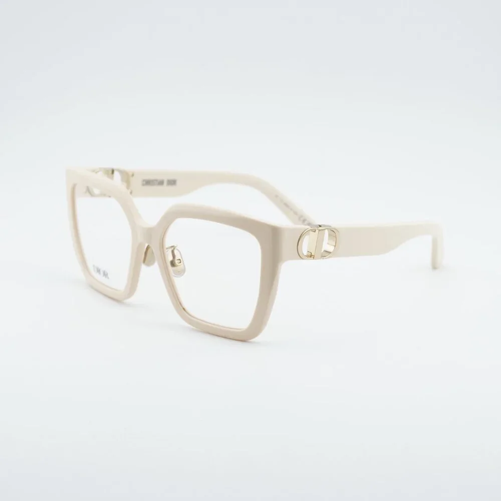 Dior 30MONTAIGNEO S1F 9500 Eyeglasses Ivory 55mm Square Frame